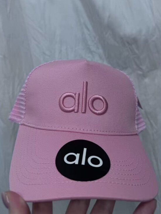 ALO Yoga Accessories - ALO Yoga District Trucker Hat Pink 💟 Pilates Princess Athleisure Cap - NWT